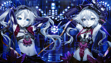 Картинка аниме vocaloid gumi hatsune miku