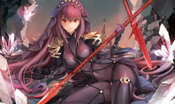 Картинка аниме fate stay+night scathach