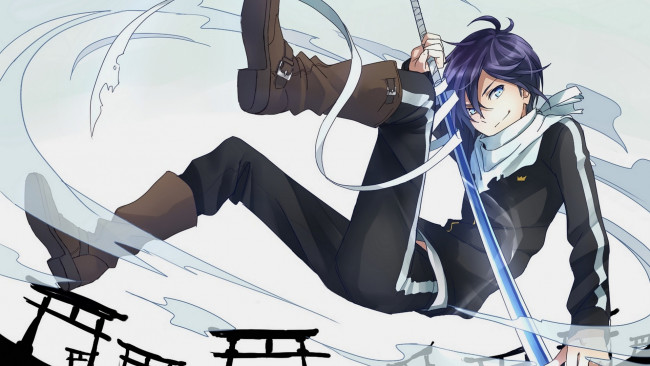 Обои картинки фото аниме, noragami, Ято