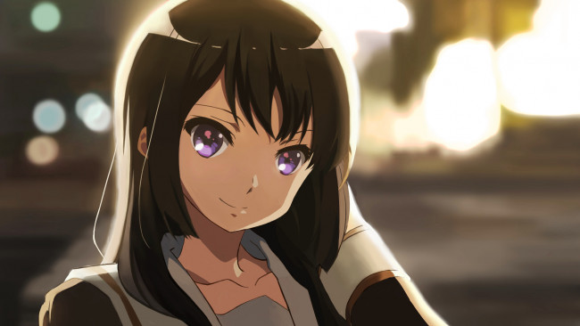Обои картинки фото аниме, sound horizon, девушка, взгляд, фон