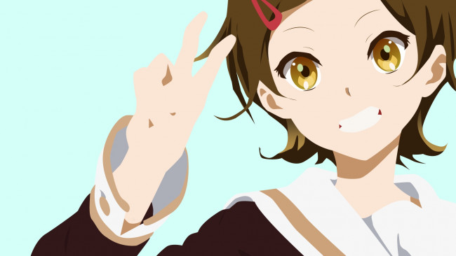 Обои картинки фото аниме, sound horizon, девушка, взгляд, фон