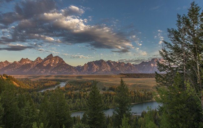 Обои картинки фото природа, пустыни, лес, река