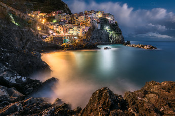 Картинка manarola города -+панорамы побережье