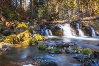 Картинка природа водопады простор