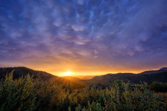 Картинка природа восходы закаты простор