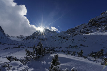 Картинка природа зима простор