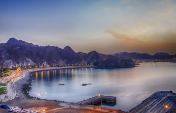 Картинка muttrah+corniche oman города -+панорамы панорама
