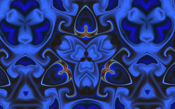 Картинка 3д+графика фракталы+ fractal цвет узор фрактал цветок