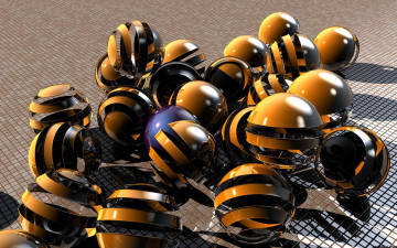 Картинка 3д+графика шары+ balls шары