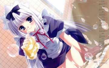 Картинка календари аниме девушка 2018 взгляд униформа губка пена