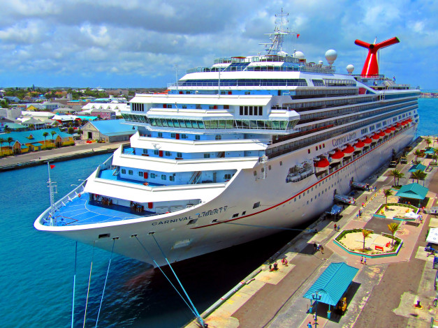 Обои картинки фото carnival liberty, корабли, лайнеры, круиз, лайнер