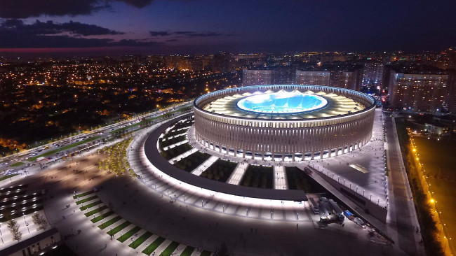 Обои картинки фото спорт, стадионы, fckrasnodar, стадион, россия, город, футбол, krasnodar, краснодар, kuban, russia, city, парк, кубань, фккраснодар