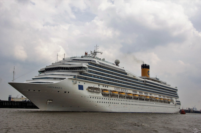 Обои картинки фото costa magica, корабли, лайнеры, лайнер, круиз