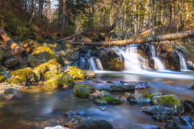 Обои картинки фото природа, водопады, простор