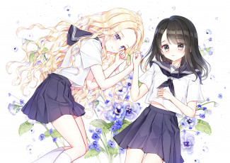 Картинка аниме unknown +другое+ девочки