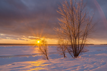 Картинка природа зима простор