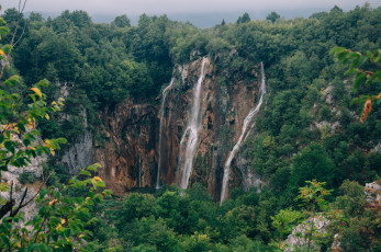 Картинка природа водопады простор