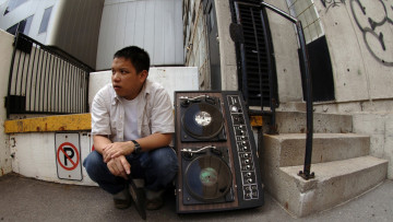 обоя kid-koala, музыка, -временный, музыкант