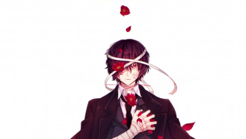 Картинка аниме bungou+stray+dogs бродячие псы литературные гении