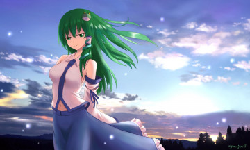 Картинка аниме touhou девушка