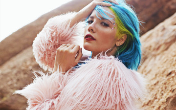 Картинка halsey музыка эшли николетт франджипани розовая куртка портрет американская певица знаменитость фотосъемка