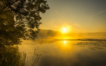 Картинка природа восходы закаты простор