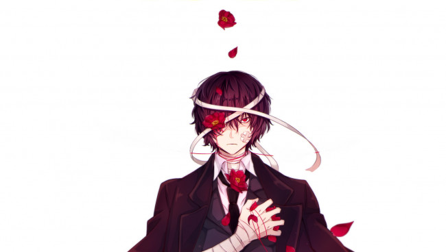 Обои картинки фото аниме, bungou stray dogs, бродячие, псы, литературные, гении