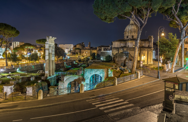 Обои картинки фото foro di cesare, города, рим,  ватикан , италия, простор