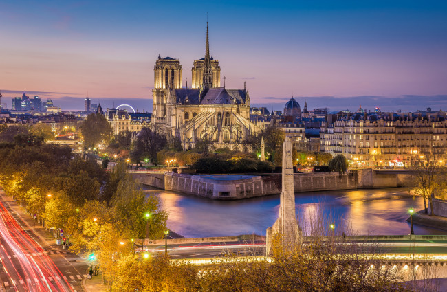 Обои картинки фото cath&, 233, drale notre-dame, города, париж , франция, простор