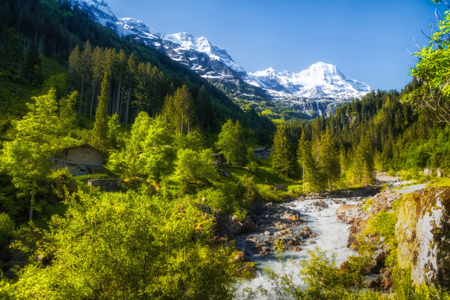 Обои картинки фото природа, горы, простор