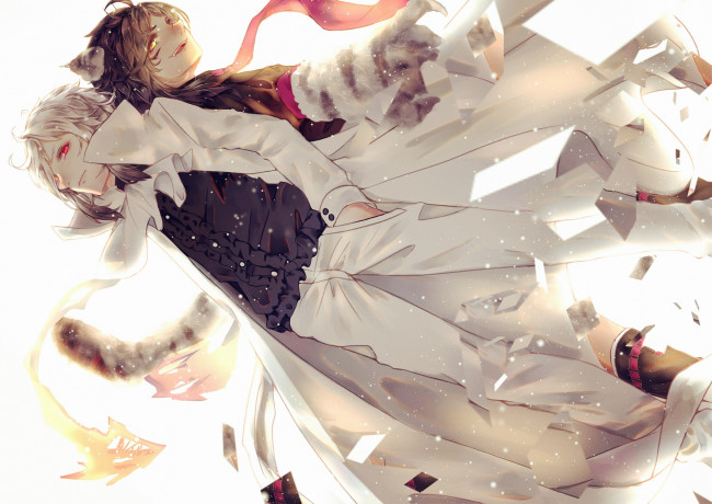 Обои картинки фото аниме, bungou stray dogs, бродячие, псы, литературные, гении