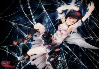 Картинка аниме touhou паутина девушка