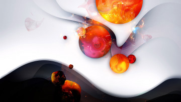 Картинка 3д+графика шары+ balls слои шары