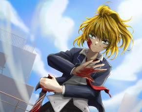 Картинка аниме high-rise+invasion high rise invasion