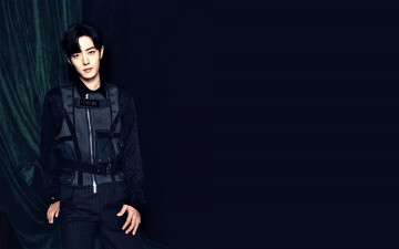 Картинка мужчины xiao+zhan актер куртка шторы