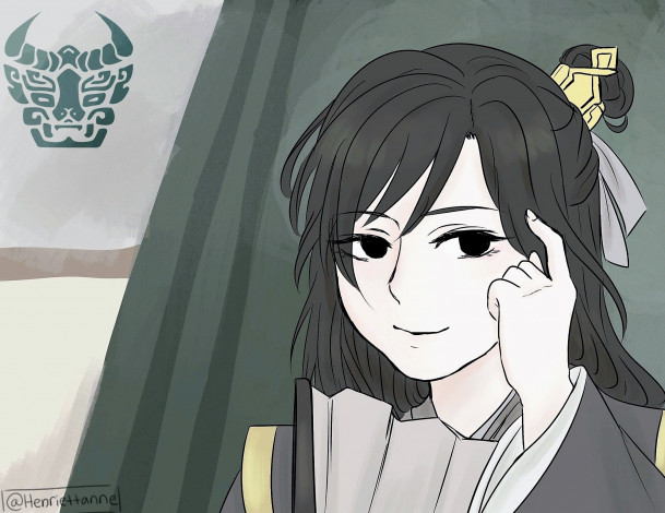 Обои картинки фото аниме, mo dao zu shi, не, хуайсан, лицо