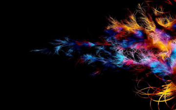 Картинка рисованное абстракция растение цвета