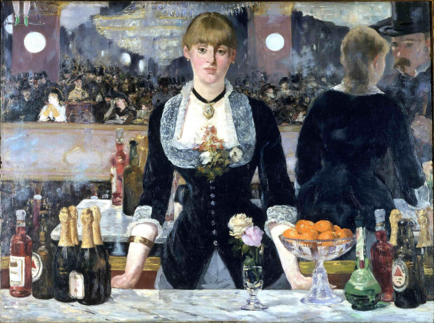 Обои картинки фото edouard manet, рисованное, эдуард, манe, живопись, женщины, еда, произведения, искусства, шампанское, алкоголь, импрессионизм, классическое, искусство, edouard, manet