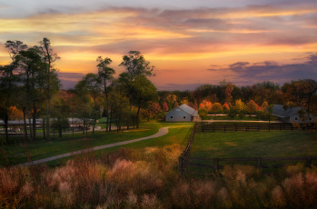 обоя города, - здания,  дома, пейзаж