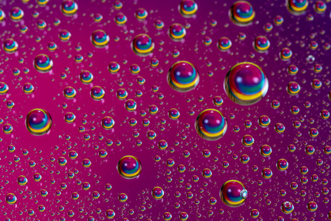 Обои картинки фото 3д графика, шары , balls, капли, вода
