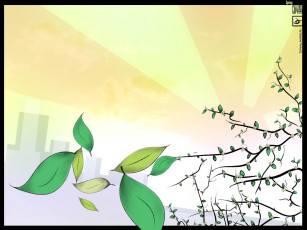 Картинка рисованные природа