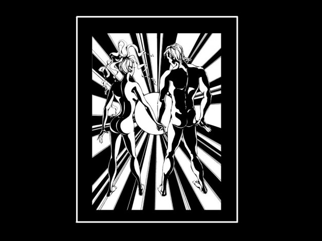 Обои картинки фото рисованные, минимализм