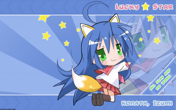 Картинка аниме lucky star