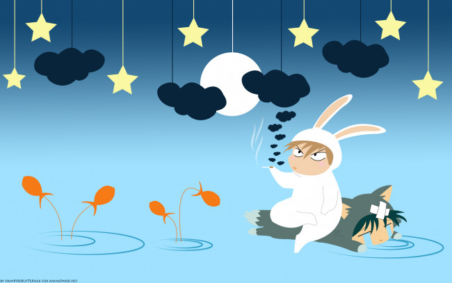 Обои картинки фото аниме, damekko, doubutsu