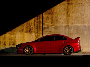 обоя mitsubishi, lancer, evo, автомобили