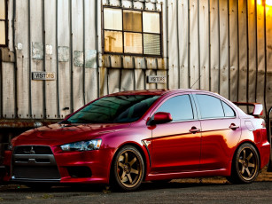 обоя mitsubishi, lancer, evo, автомобили