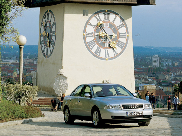 Обои картинки фото a4, автомобили, audi