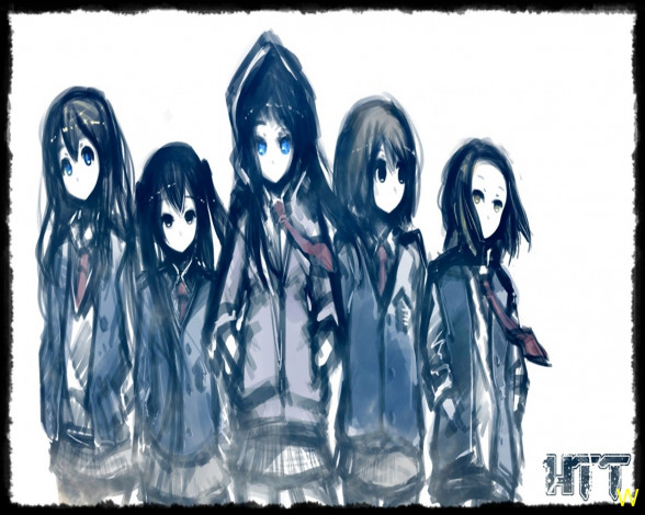 Обои картинки фото аниме, on