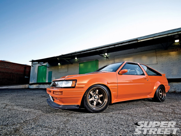 Обои картинки фото 1986, toyota, corolla, gt, автомобили