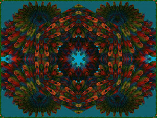 Картинка 3д графика fractal фракталы узор